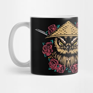 Samurai owl Mug